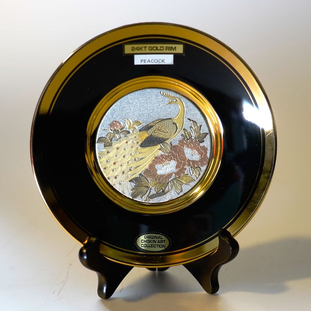 Peacock, Chockin Art Collectible Plate